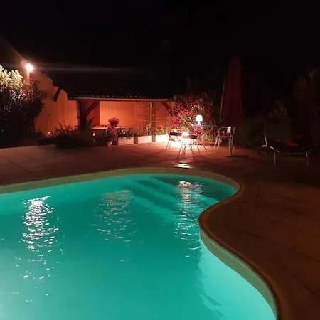 Les Lauriers : Piscine Chauffee Et Climatisation